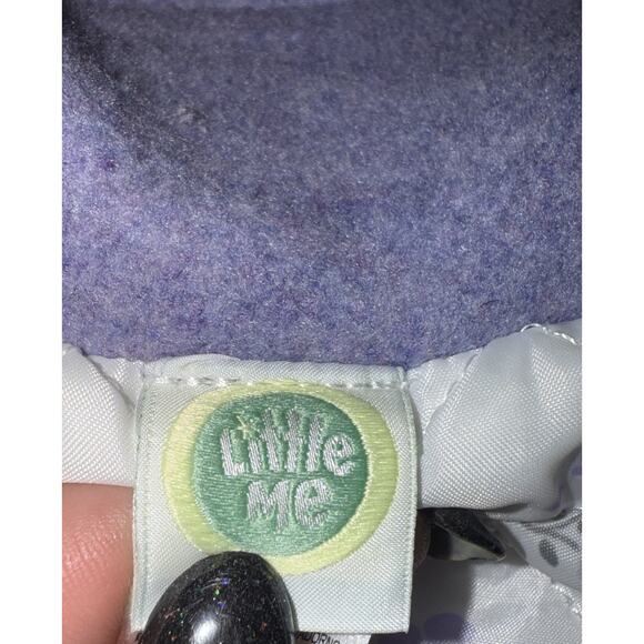 Little Me Little Girls Peacoat 2T 24 Month Lavender Wool Blend Jacket Swing Coat - Picture 8 of 8